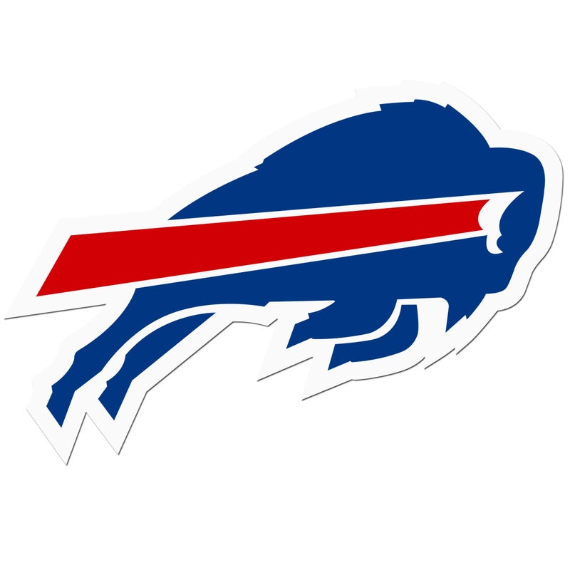 Siskiyou NFL Siskiyou Sports Fan Shop Buffalo Bills Auto Decal 8 inch sheet Team Color - Image 1